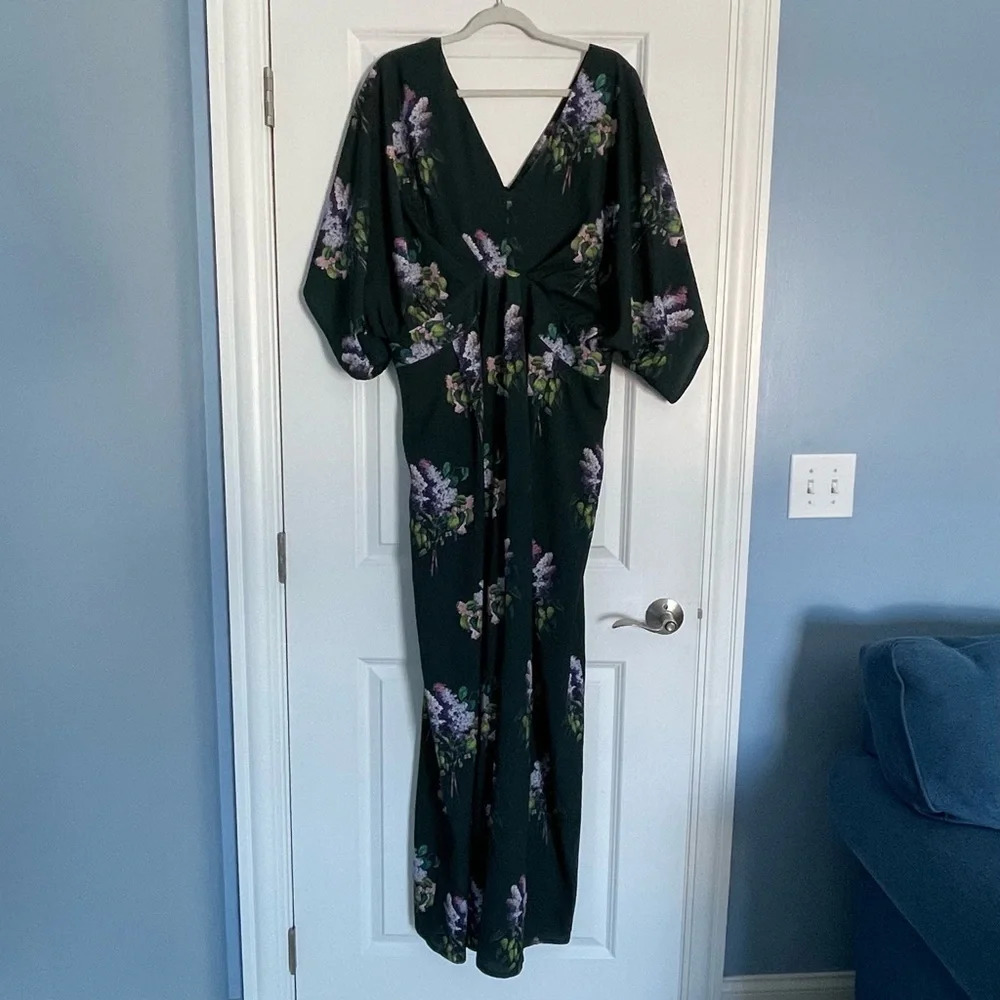 ASOS maternity floral wide leg Jumpsuit 29050 - Picture 3 of 15